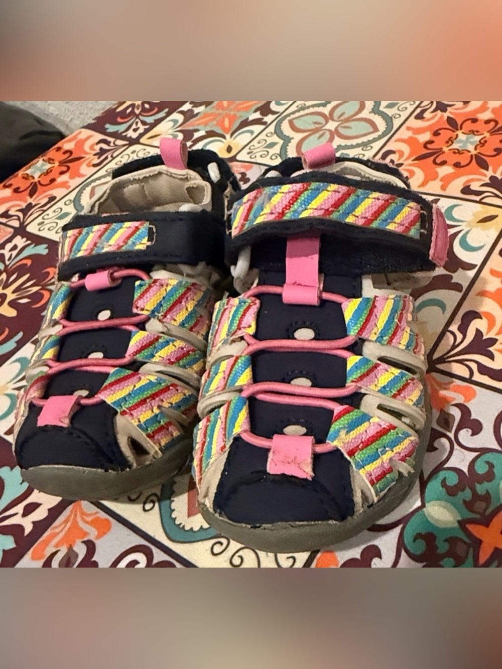 Rainbow water sandals